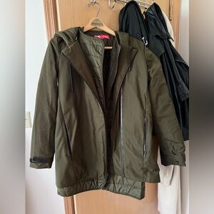 Nike rain jacket with detachable liner